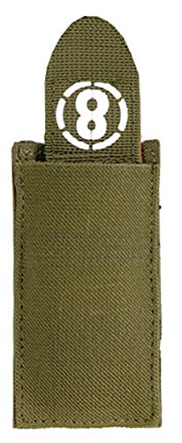 KOSxBO® Airsoft Deathrag - Taktische Molle Weste Oliv - grün - Softair Hittuch - Warnweste - Hit Tuch - Tasche grün - orange Softair Zubehör Ausrüstung Airsoft