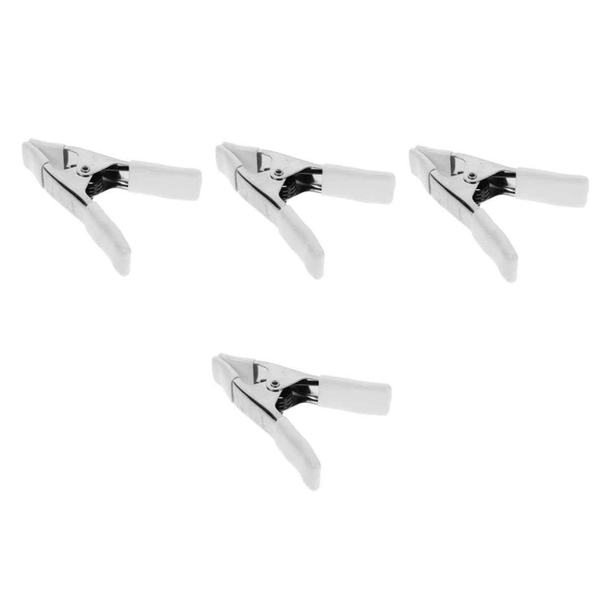 SEWACC 4sets 4pcs Heavy Duty Spring Clamps Lightweight Plastic Backdrop Clips for Securely Holding Background Cloth for DIY Projects and Wedding Decorations 4pcs*4