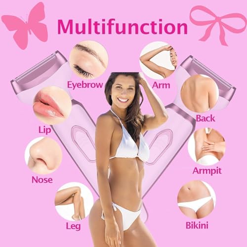 Image of Bikini trimmers for women 5-in-1 Trimmer Bikini Trimmer for Women | Eyebrow Trimmer & Facial Hair Removal Machine | 120 Mins Runtime (Pack of 1)