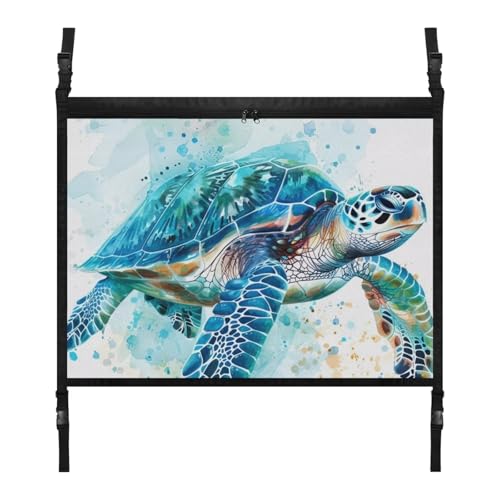 Tupalatus Turtle Car Ceiling Storage Net Pocket 31x24 Inches Effortless Cargo Organization SUV Sundries Storage Pouch Truck SUV Travel Long Road Trip Camping Interior Accessories