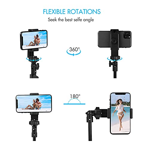 Trépied smartphone 157 cm SCRUBY avec support de fixation pour téléphone
