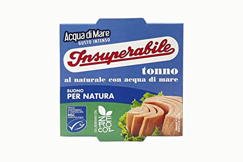 Tonno Insuperabile al Naturale con Acqua di Mare 130g
