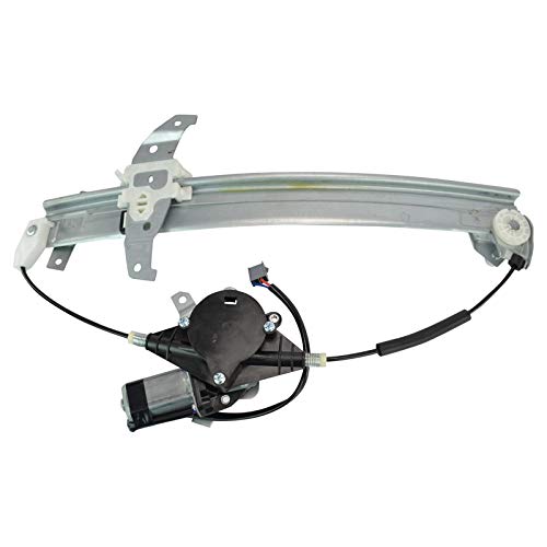 Image of TRQ Front Passenger Side Power Window Motor and Regulator Assembly Power Compatible with 1994-1997 Lincoln Town Car