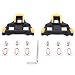 VINQLIQ 6 Degree Bike Bicycle Cycling Self-locking Plate Pedal Cleat Set Delta SPD-SL Float Compatible Lightweight Durable with Screws, Gaskets and Screwdriver for Road Bike SPD Shoes and Pedal