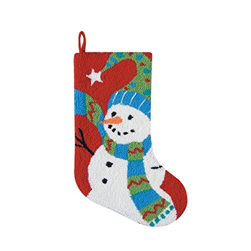 C&F Home Festive Frosty Stocking 8.5x20 Stocking Multi