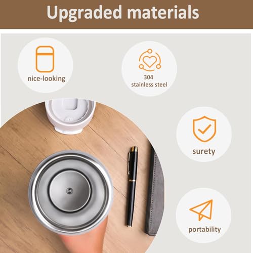 Image of Portable Electric Kettle 380ml with 4 Temp-Settings, Mini Travel Kettle with Stainless Steel Liner for Camping, Trip, Business & Powdered Milk, 300W Fast Heating, Automatic Switch-Off, Global Voltage