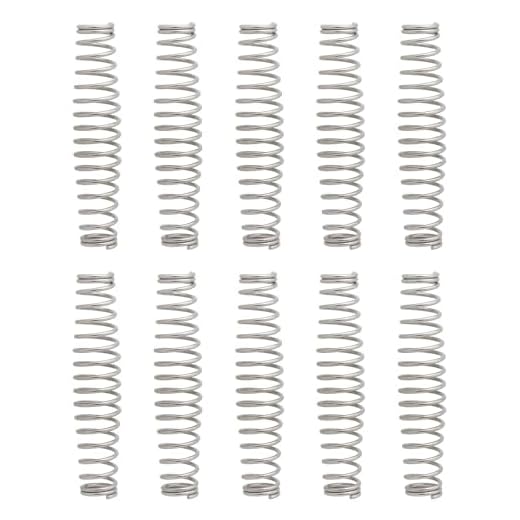 Be In Your Mind 10pcs Pruning Shears Spring Stainless Steel Replacement Part Precision Pruning Shears Springs Gardening Scissors Springs Pruning Tool Parts for Garden Clippers Trimmers 5x1cm