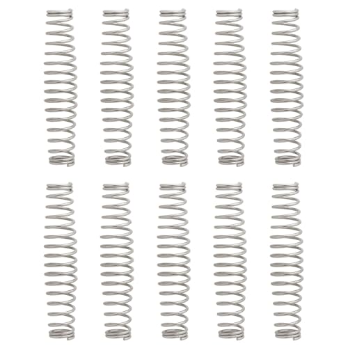 Be In Your Mind 10pcs Pruning Shears Spring Stainless Steel Replacement Part Precision Pruning Shears Springs Gardening Scissors Springs Pruning Tool Parts for Garden Clippers Trimmers 5x1cm