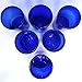 MexHandcraft Solid Cobalt Blue 14 oz Drinking Glasses (set of 6), Recycled Glass, Lead-free, Toxin-Free (14oz Drinking)