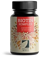 Biotin hochdosiert 10.000 mcg - 365x Biotin Tabletten als Komplex mit Zink & Selen - Vitalstoffe für Haarwuchs, Haut & Nägel - laborgeprüft mit Zertifikat - 100% vegan - Vorratspack für 1 Jahr