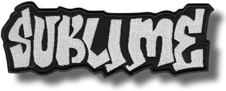 Sublime Patch Badge Embroidered Iron on Applique