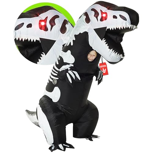 Disfraz Inflable LED T-Rex para Niños