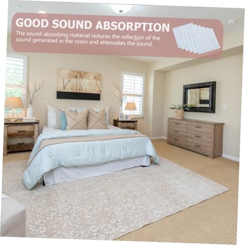 BESTonZON 6 paneles absorbentes de sonido material de aislamiento acústico profesional para KTV estudio en casa reducción de ruido prevención de eco miniatura 5