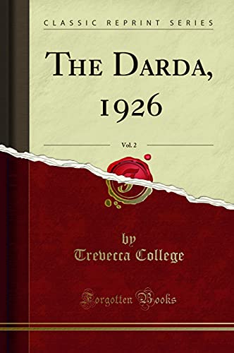Preisvergleich Produktbild The Darda, 1926, Vol. 2 (Classic Reprint)