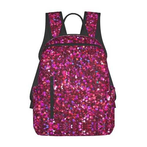 Sac à dos léger à paillettes noir parfait de la rentrée aux voyages quotidiens