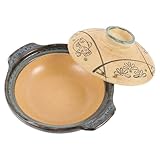 TOYZFRIENDY Casserole Céramique pour Cuisson Mijotée et Riz Pot Utile pour Cuisine Japonaise et Plats Mijotés Cuisson Équilibrée pour Repas Famille ou Entre Amis