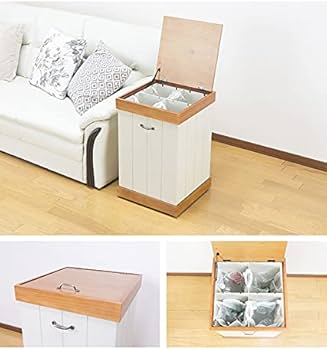 Amazon｜ゴミ箱 ごみ箱 ダストボックス ふた付き 60L 分別 2分別 3分別