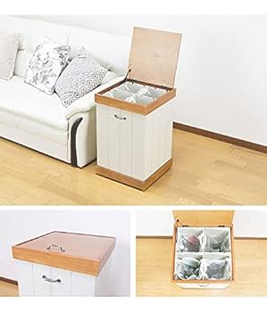 Amazon｜ゴミ箱 ごみ箱 ダストボックス ふた付き 60L 分別 2分別