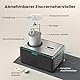 Acmeenjoy Eismaschine mit Kompressor 2L, Eismaschine Selbstkühlend Edelstahl 150W, mit Entnehmbarem Eisbehälter, inkl. Rezeptheft und Eisportionierer