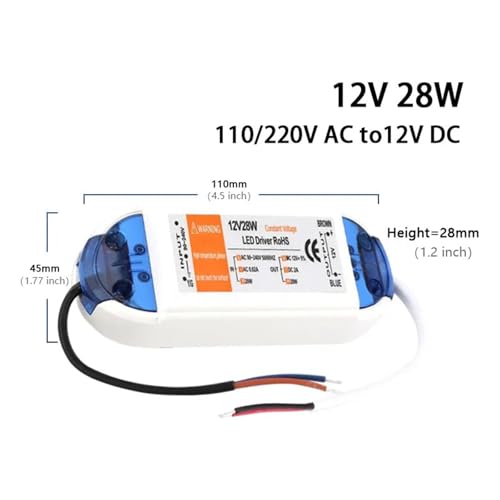 Driver LED 12V alimentation haute performance pour transformateur LED 28W - 2