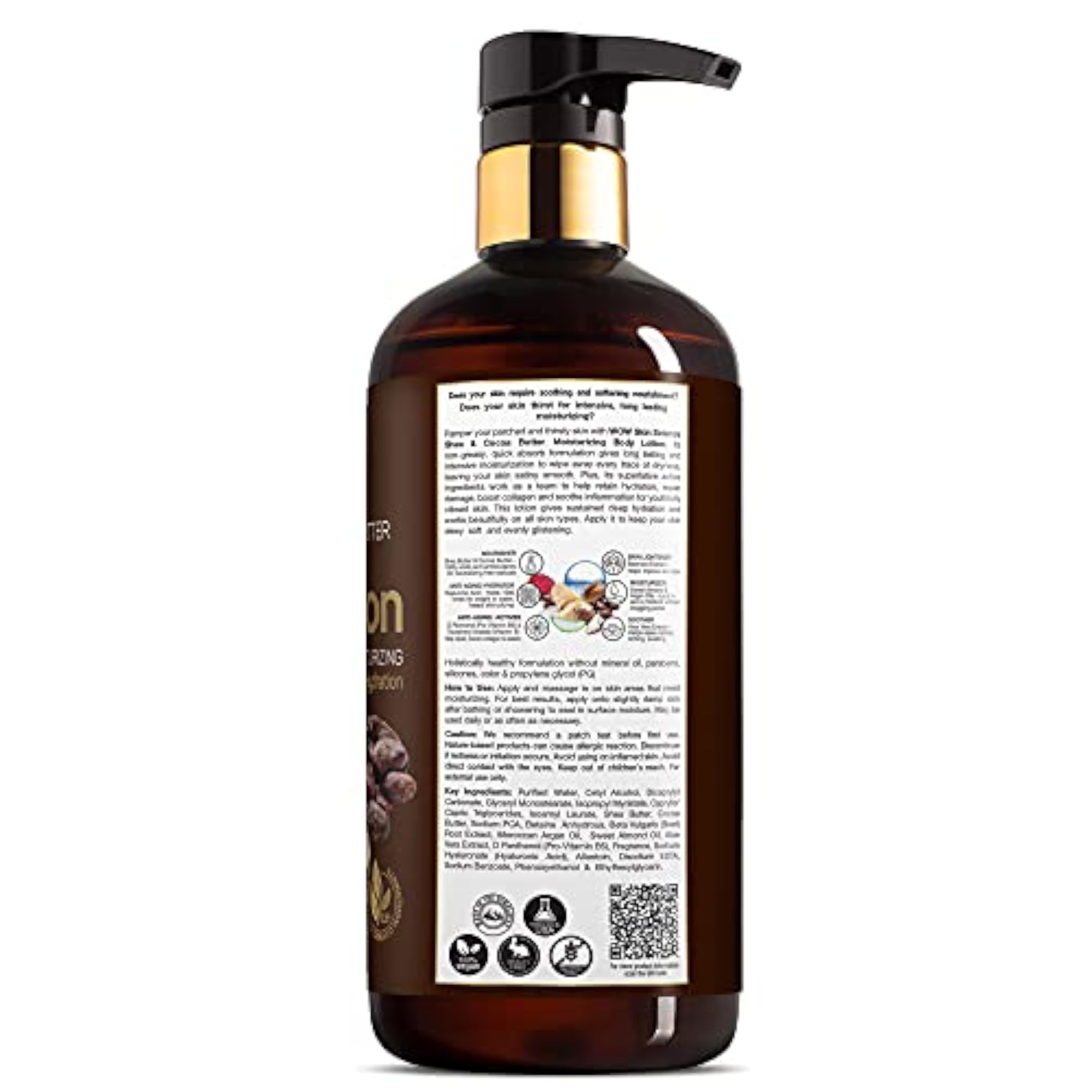 WOW Skin Science Shea Butter Body Lotion for Very Dry Skin