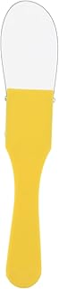Segrehy Herramienta manual de hierro para plantar y jardinería, con mango de plástico, color amarillo (amarillo)