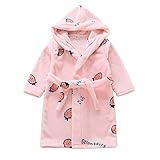 Petalum Plüsch-Kleid für Kinder, Bademantel, Kapuze, Herbst, Winter, Flanell, Unisex,...