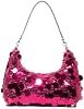 Bolso de mano con lentejuelas brillantes para mujer, bolso de noche con glitter para boda, fiesta, prom y banquete 2