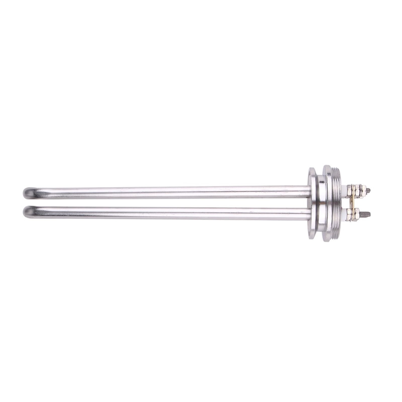 SUS304 1,5 '' Tri-Clamp Grzałka Zanurzeniowa Elektryczny Element Grzejny Do Warzenia Wody Płynne Ciepło 2500 W/3500 W/4500 W Szybkie Nagrzewanie(Dark brown,2.5kw)