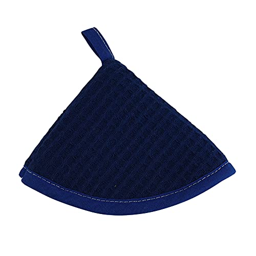 MAGIE DI CASA Presina in Nido d'Ape Zanzibar Made in Italy (Cappuccio, Blu) (nella Foto Vedi Tutti i Colori Prodotti) Prezzo riferito alla presina Singola