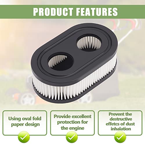 2Pcs 593260 Air Filter Tb110 Air Filter 798452 334404 Lawn Mower Air Cleaner Replacement Filters For 4247 5432 5432K 09P00 09P702 550E 500Ex 550Ex 625 575Ex Mower Series Engine Accessories #TOP4