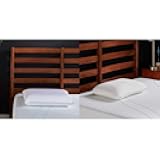 TEMPUR-Cloud Breeze Dual Cooling Pillow (Queen) and Tempur-Pedic Memory Foam Symphony Pillow (Standard) Bundle, White