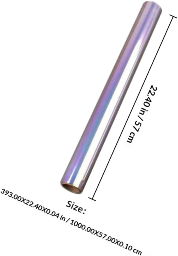 TOVINANNA Iridescent Cellophane Wrap Roll 10m Ultra-thin Wrapping Film for Packaging and Floral Wrapping Supplies
