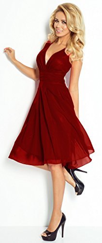 Glamour Empire. Donna Vestito Svasato Chiffon