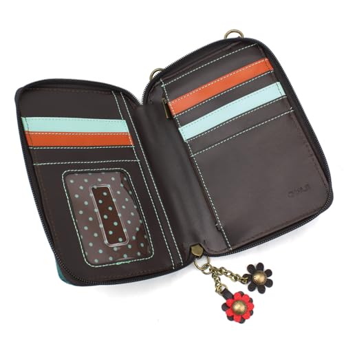 Image of CHALA Wallet Crossbody Cell Phone Purse - Women Faux Leather Multicolor Handbag with Adjustable Strap