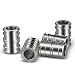 TI-EDC Titanium Lanyard Beads, Long Knife and Zipper Pull Dagger Paracord Beads, Pack of 5 (14mm/0.55")
