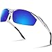 PAERDE Men's Polarized Sports Sunglasses for Driving Cycling Fishing Golf Running Metal Frame Sun Glasses for men PA01…