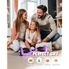 SIMATE Hoverboard with Seat Attachment Combo, 6.5 Self Balancing Hover Boards with Bluetooth Speakers and LED Lights for Kids Adults Girls Boys(Include Go-Kart)