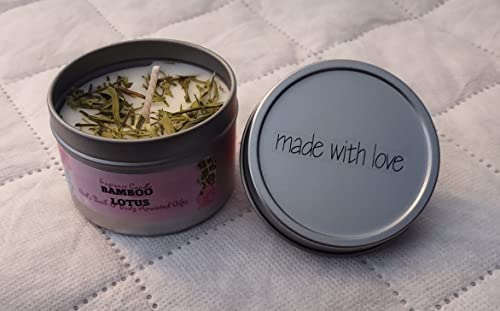 God's Bath & Body Anointed Gifts - Bamboo Lotus - 4oz metallic tin can with lid