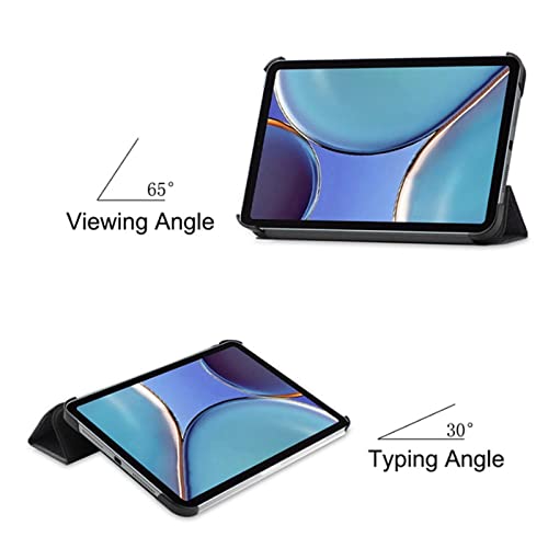 iPad Mini 6 (第6世代) / iPad Mini A17 Pro (第7世代) 対応 手帳型 フリップ 横開き PU 三つ折りスタンド ミニ 6 ミニ 7 ケース カバー Don't Touch Me 大目玉