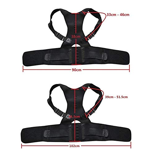 Correction de posture réglable ceinture dos épaule corset de correction colonne lombaire