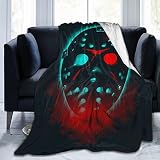 Horror Movie Blanket Flannel Ultra-Soft Plush Throw Super Fuzzy Warm Lightweight Thermal Fleece All