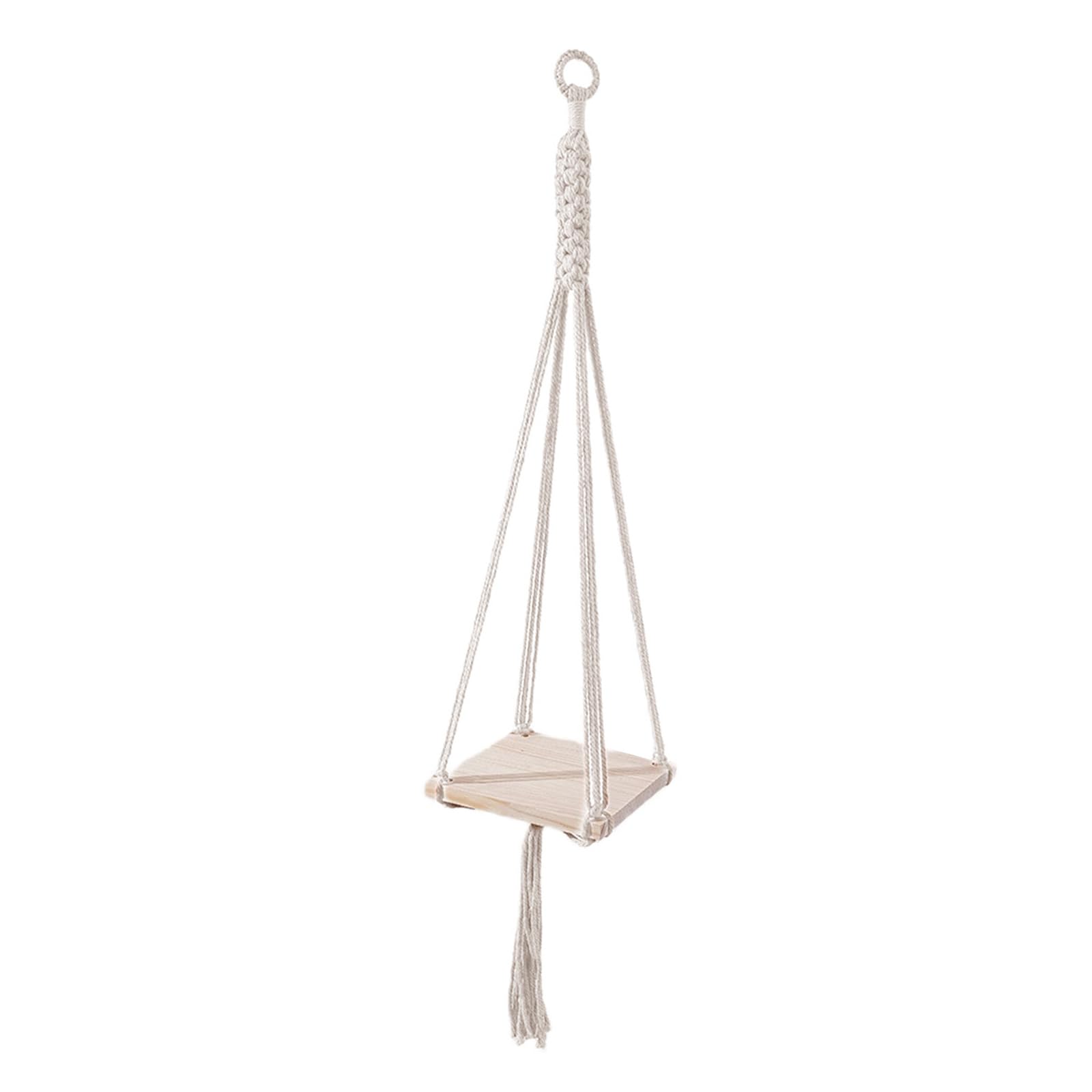 Plant Hanger Indoor Wall Hanging Planter Basket Cotton Rope Flower Pot Hanging Plant Holder Home Decor Container