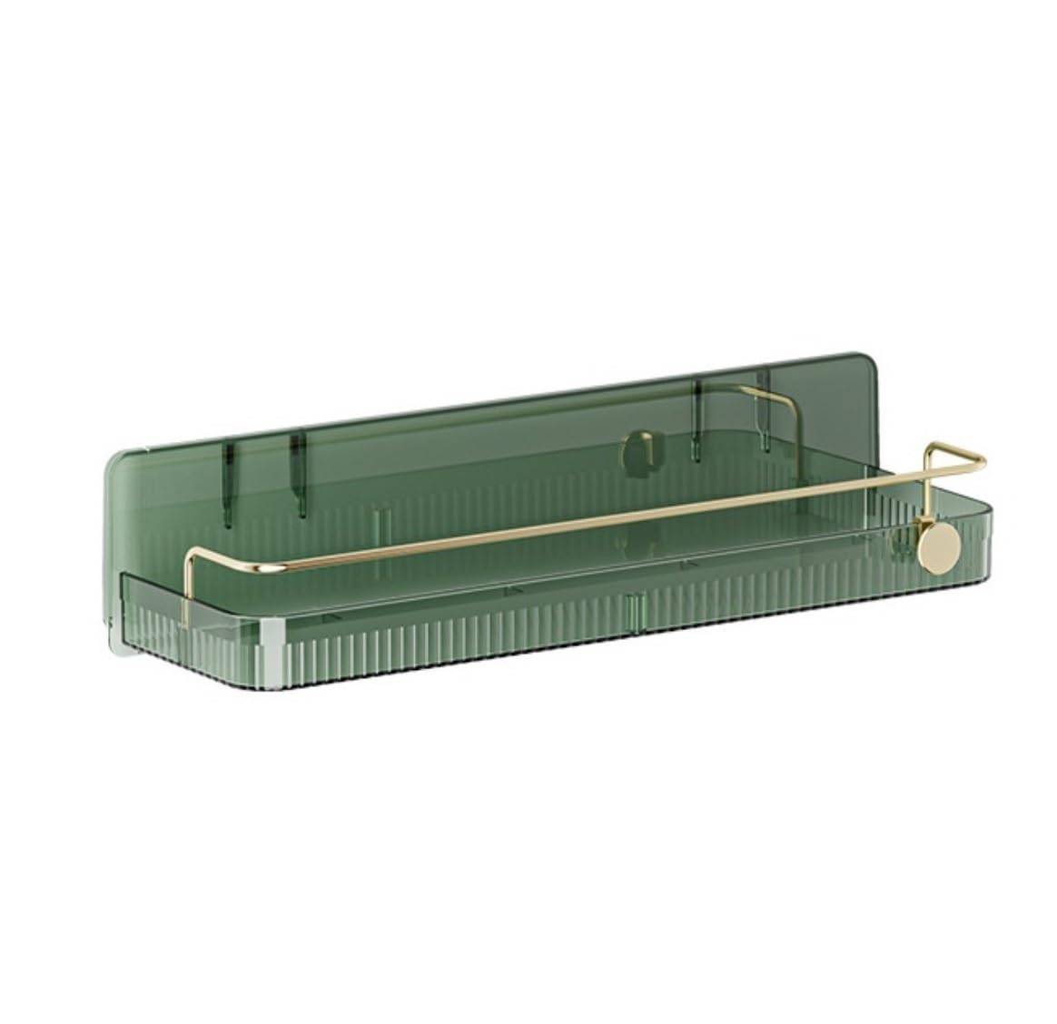 PXIWDAN Bathroom Shelf Shower Caddy Suction NO-Drilling Basket Organizer Shelf for Bathroom Wall Organizer Green