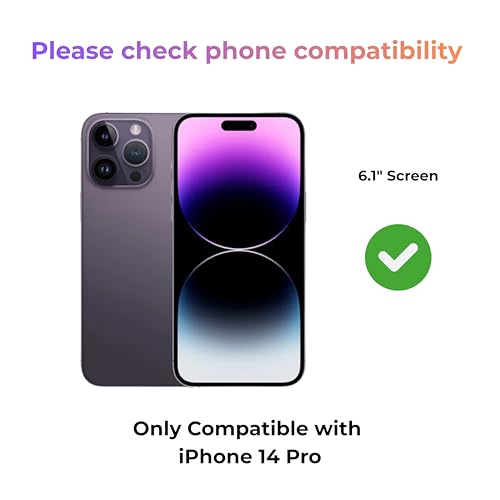 Image of ArmorGlass Borderless Tempered Glass compatible with iPhone 14 Pro Screen Protector, 9H Hardness, 2.5D Curved Edge, Oleophobic Coating