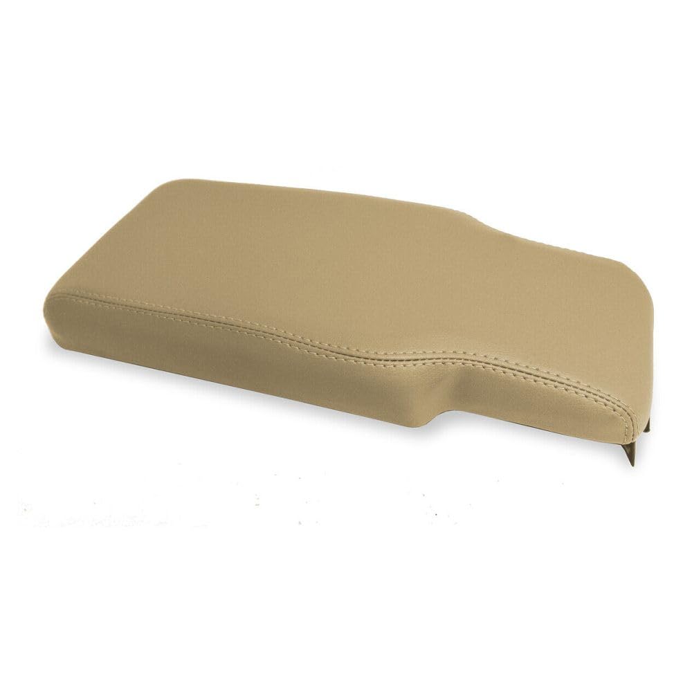 GMLFO Console Lid Cover PVC Leather Beige Front Center for Lincoln for Town Car 2003-2011 1pc LIN-CON-0311 LZY1598