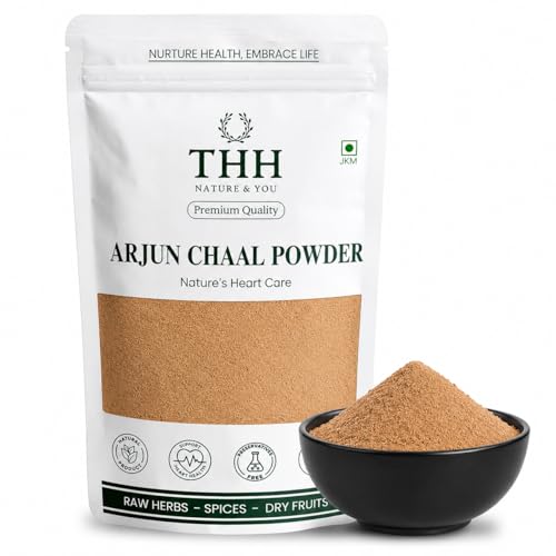 Image of THH Organic Arjun ki Chaal Powder (1Kg) | Terminalia Arjuna - Double Filtered 100% Arjun Bark Fine Powder