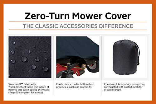 Classic Accessories Zero-Turn Mower Cover, Large #TOP3