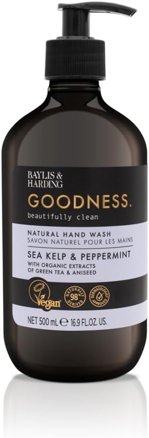 Baylis & Harding Goodness Sea Kelp & Peppermint Hand Wash, 500ml