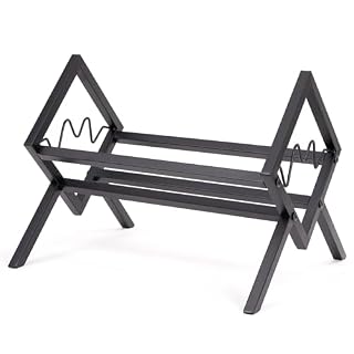 Vinyl Record Storage Rack – Metal Black LP Organizer For 100 LP Capacity –Heavy-Duty Metal Single Tier Stand | Easy Assembly | Multiuse Shelf for Books, Magazines & Turntable Gear - Les Beatles, Paul McCartney, John Lennon, RIngo Starr, George Harrison